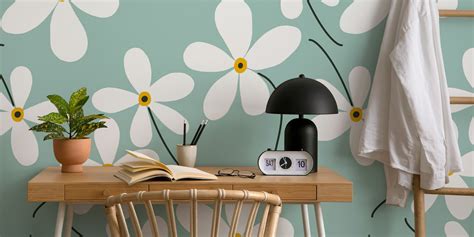 Spring Daisy Flower Pattern 的图像结果