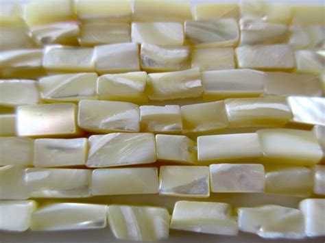 Natural Mother of Pearl Long Box Beads Mother of Pearl - Etsy India