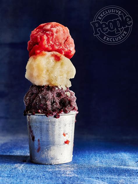 Rocco DiSpirito's Red, White & Blue Italian Ices Recipe
