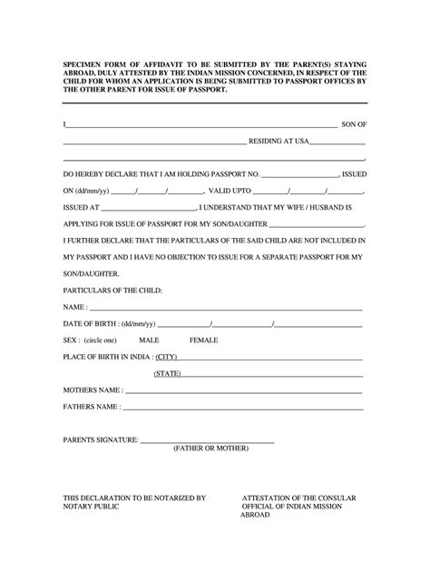 Affidavit Specimen - Fill Online, Printable, Fillable, Blank | pdfFiller