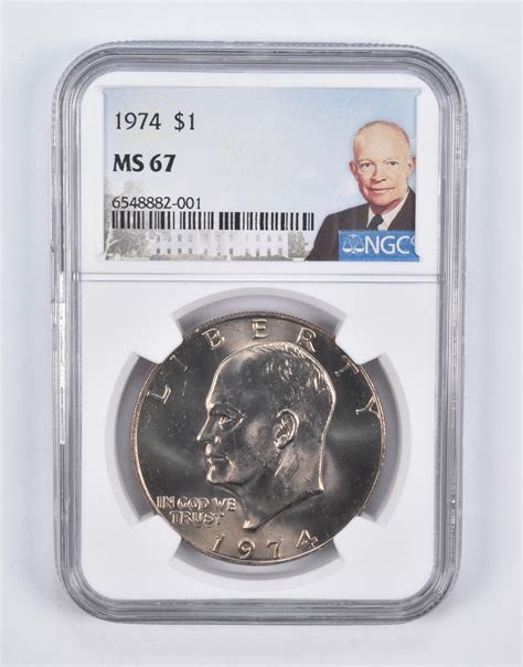MS67 1974 Eisenhower Dollar NGC | Property Room