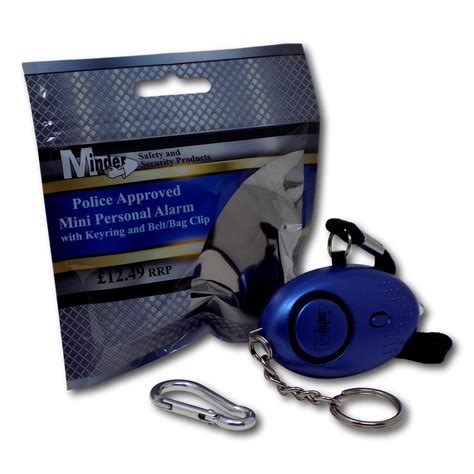 Buy Minder 140db Police Approved Metallic Blue Mini Loud Personal Staff ...