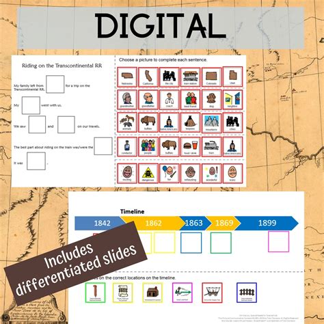 Transcontinental Railroad Map Worksheet