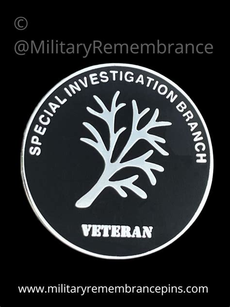 Special Investigation Branch SIB Veteran Colours Lapel Pin – Military ...