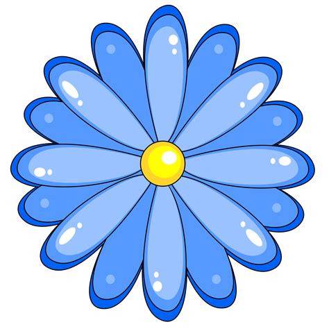 blue flower clip art 15078849 PNG