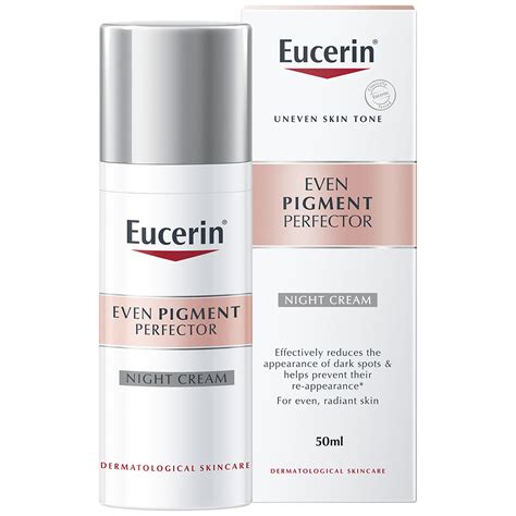 Eucerin Even Pigment Perfector Face Night Cream with Thiamidol, Reduces ...