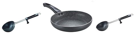 Prestige Omega Deluxe Aluminium Granite Fry Pan, 20cm (Omelette Pan ...