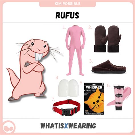 Rufus 'Kim Possible' Costume Guide