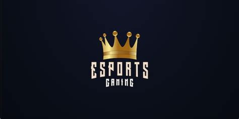 Logo crown esports | Premium Vector