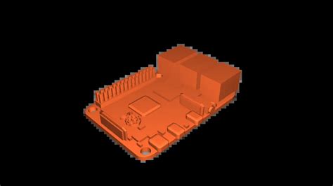 Image result for Raspberry Pi 4B STL