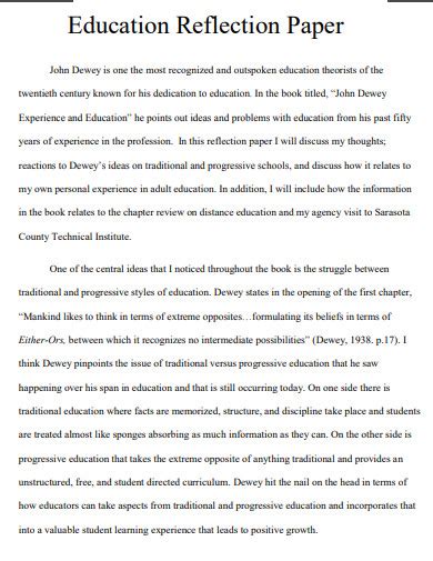 Image result for Reflection Paper Outline