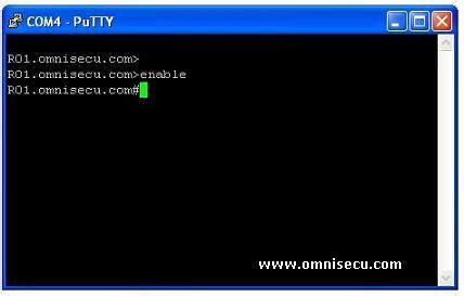 Using Putty to Configure Cisco Router 的图像结果