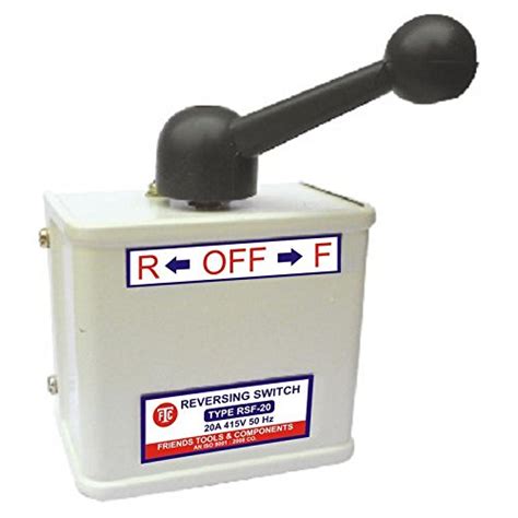 FTC 3 Pole Reverse Forward Switch 20A (Pack of 10 Pieces) : Amazon.in ...
