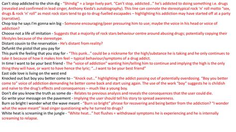 Lyric analysis | PPTX