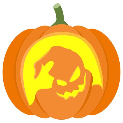 Oogie Boogie Pumpkin Template