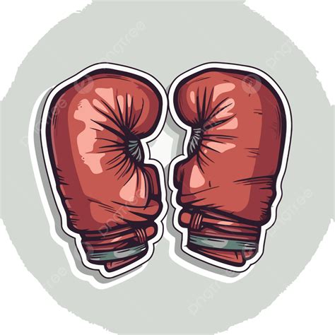 Vector Illustration Of Red Boxing Gloves Clipart, Gloves Clipart ...