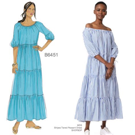 Peasant Dress Sewing Pattern - Pattern Inspiration Daily