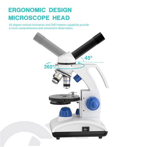 ESSLNB Microscope 1000X Student Microscope for Kids LED Biological ...