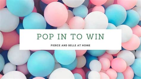 Celebrate Mom - Pop in to Win, Pierce and Belle at Home, Spring, 13 May ...