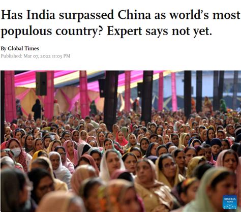 Viral Claim That India’s Population Has Overtaken China Is False ...