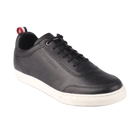 Buy Red Chief Black Leather Sneakers for Men at Amazon.in