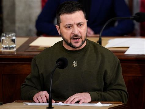 Ukraine's President Volodymyr Zelenskyy speaks during a briefing in Kyiv, Ukraine, Saturday, Jan. 3,