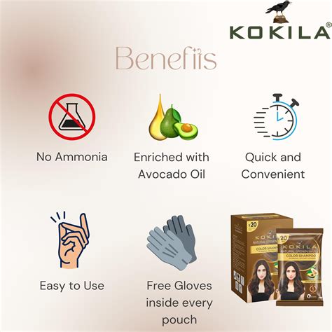 Kokila Unisex Hair Color Shampoo Enriched With Almond Oil in Just 5 Mi