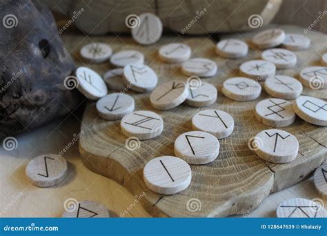 Anglo-saxon runes Futhorc stock image. Image of runes - 128647639