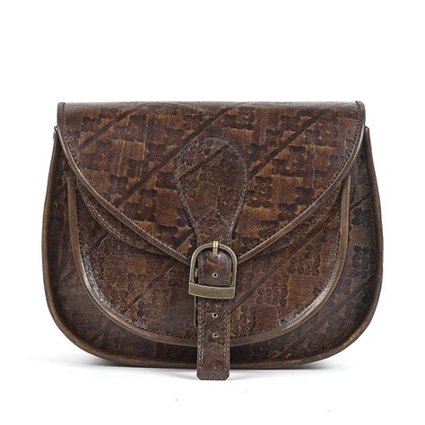 Goatter Leather Girls Cross-Body Sling Bag (Dark Brown 9"*7"*3) GOT-SL ...