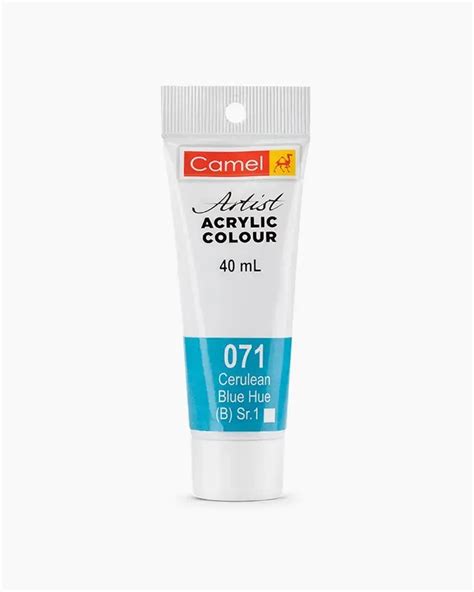 Camlin Artist Acrylic 40ml - Cerulean Blue Hue | Artzo India