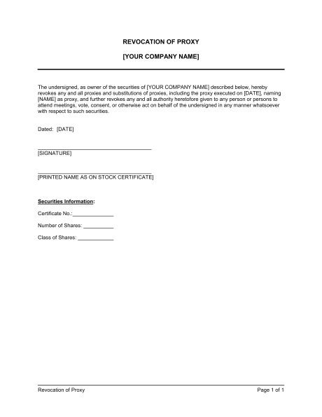 Proxy Vote Form Printable 的图像结果