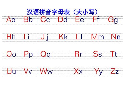 汉语拼音字母表(26个大小写及习题)_word文档在线阅读与下载_文档网