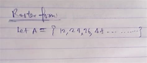 Represent in roSter form-the set of all natural number which divide 12 ...