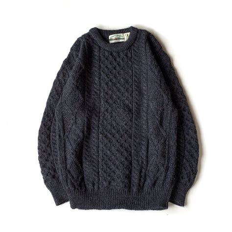 Aran Crafts Fisherman Sweater Made in IRELAND | Dancing on the moon