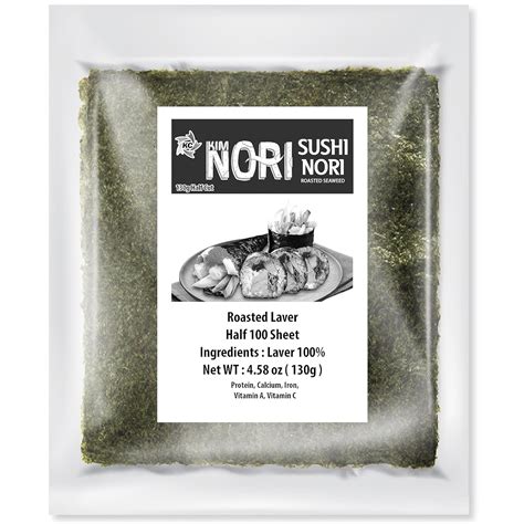 KIMNORI Sushi Nori Seaweed Sheets – 100 Half Cut Philippines | Ubuy