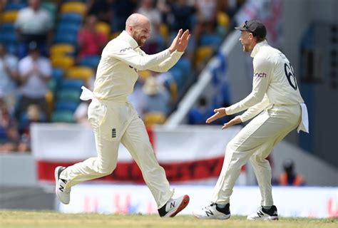 Jack Leach struck early on the third morning in Barbados | ESPNcricinfo.com