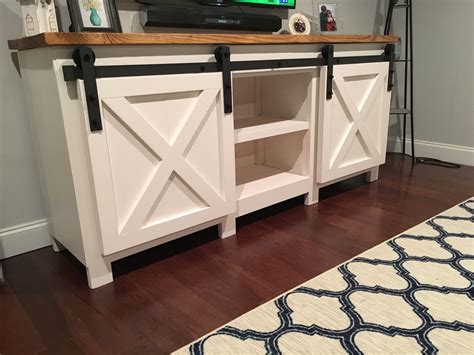 farmhouse tv stand plans