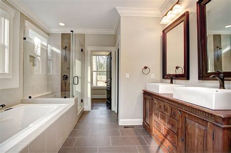 Craftsman Master Bathroom Design Ideas Refreshing Luxury — Carolina