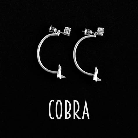 Shop Rafale Cobra Long Hoop Earrings Online In India Deal – MILITARY ...