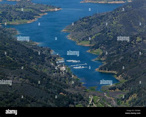 aerial photograph Lake Berryessa, Napa County, California Stock Photo ...