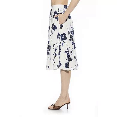 Women's ALEXIA ADMOR Mabel Midi Flared Skirt