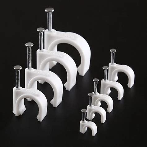 Assorted PVC White Clip (100 Pcs) : Amazon.in: Home Improvement