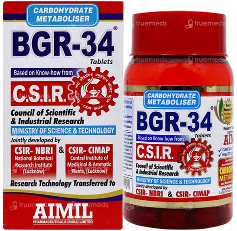 Bgr 34 Tablet: Uses, Side Effects, Price & Substitutes