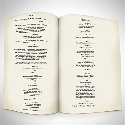 Good Will Hunting Script Limited Signature Edition | RARE-T