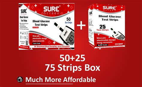 NISCOMED Sure screen Accurate Digital Glucose Blood Sugar Testing ...