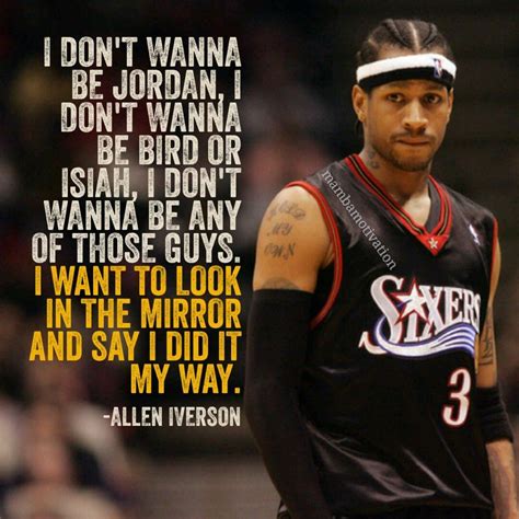 NBA | Allen Iverson Quote | Basketball quotes, Basketball quotes ...