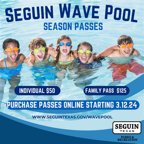 Wave Pool Season Pass | Seguin, TX
