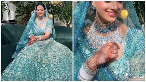 Ever seen an Indian bride in blue? This woman wore the most beautiful ...