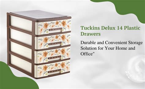Nayasa Tuckins Deluxe No. 14 | Multi-Compartment Plastic Drawers ...