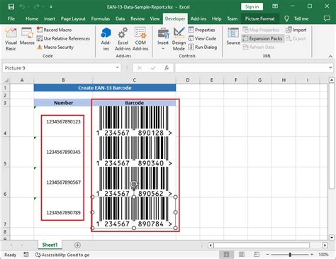 Image result for Barcode Generator for Excel VBA